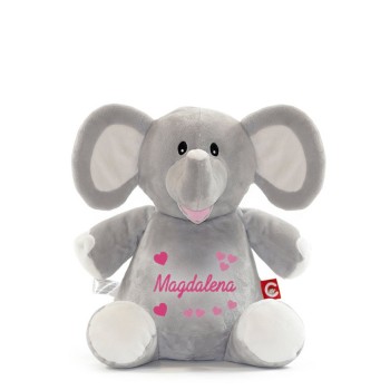 Kuscheltier Elefant bestickt mit Namen